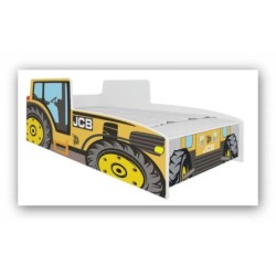 Łóżko traktor żółty model...